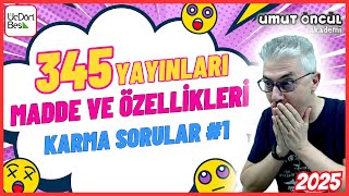 345 Yayınları  TYT Fizik  Madde ve Özellikleri  Karma Sorular 1 [upl. by Sidwel]