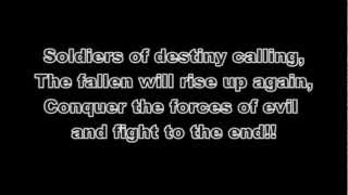 Dragonforce  Cry Thunder Lyrics [upl. by Amador]