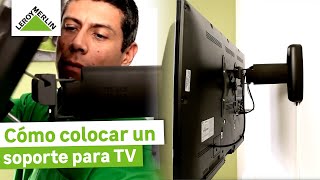 Cómo instalar un soporte para TV  LEROY MERLIN [upl. by Ayerdna]