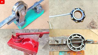 Metal bending tools Metal Bending Techniques Homemade tools tips and tricks [upl. by Secrest]