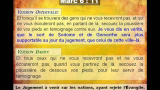 Partie 6  Comparaison des versions de la bible  Les Evangiles  Ostervald Vs Darby et Louis Second [upl. by Gaiser281]