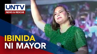 Naabot ng Davao City ibinida ni Mayor Sara sa UniTeam proclamation rally [upl. by Novyat]