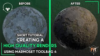 Creating highquality material renders using Marmoset Toolbag 4 [upl. by Morrill259]