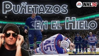 PUÑETAZOS EN EL HIELO NHL 14  LuzuGames [upl. by Jermyn]