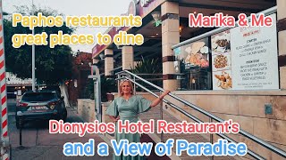 Dionysios Hotel Paphos Restaurants Paphos Cyprus [upl. by Ardena]