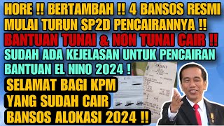 HORE  RESMI 4 BANSOS SUDAH TURUN SP2D PENCAIRANNYA HARI INI  BANTUAN APA SAJA  SELAMAT BAGI KPM [upl. by Ylrebmik333]