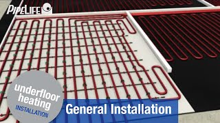 Pipelife Underfloor Heating  General Installation [upl. by Airdnazxela937]