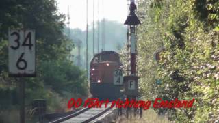 HDOrange MAK G1700 Diesellok mit einem 500tonnen schwerem Winradzug ins Emsland [upl. by Ybab]