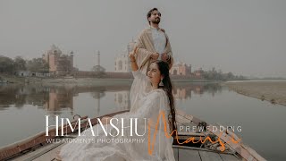 best prewedding taj mahal  HIMANSHU amp MANSI  Wed Moments Photography\sumerpur [upl. by Nylirrehs]