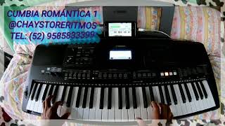 Como tocar cumbia romántica en teclado Yamaha psr e463 [upl. by Neellek]