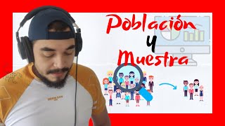 🤪Ejemplos de POBLACIÓN Y MUESTRA estadística [upl. by Nolyag428]