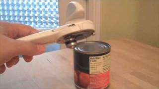 Cookingcom UnSlick Video  White Kuhn Rikon Can Opener [upl. by Nolana]