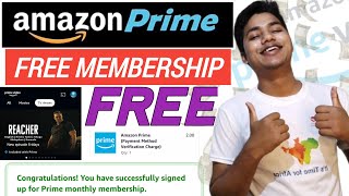 How To Get Amazon Prime Free Membership 2024  Amazon Prime Membership Free Subscription kaise len [upl. by Areta]