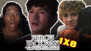 The Hero Emerges Percy Jackson and the Olympians 1x8 Reaction [upl. by Chimene]