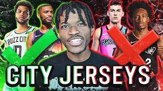 RANKING EVERY 20202021 NBA CITY JERSEYS [upl. by Aillimac117]