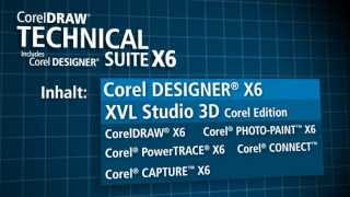 CorelDRAW Technical Suite X6  VideoTour deutsch [upl. by Winfrid]