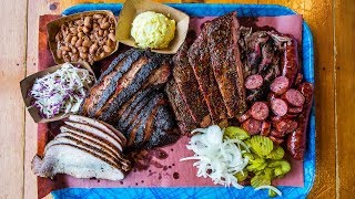 First customer at Franklin BBQ Austin Texas before the fire [upl. by Hewie]