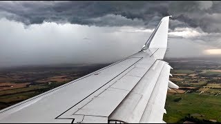 Intense Thunderstorm Landing Attempt – American Eagle – Embraer ERJ175 – JLN – N241NN – SCS Ep 1 [upl. by Jasisa]