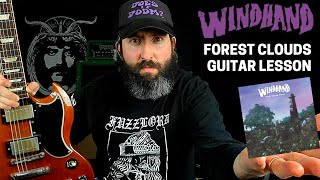 Windhand Forest Clouds Guitar Lesson amp TAB  C Standard Tuning [upl. by Czarra]