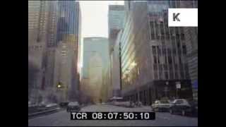 POV from Car Driving Through New York City Streets 1990s [upl. by Long]