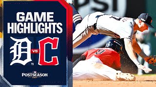 Tigers vs Guardians ALDS Game 1 Highlights 10524  MLB Highlights [upl. by Ahkeber]