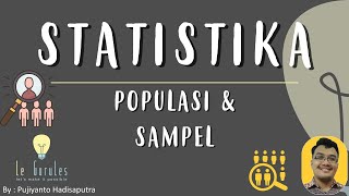 Statistika 1  Pengenalan Statistika Populasi dan Sampel  Matematika SMP [upl. by Elson]