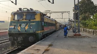 SAPTHAGIRI LIVERY AJJ WAP4 LINK CHENDUR SUPER FAST EXPRESS 20606 Tiruchendur  Chennai Egmore Exp [upl. by Koren]