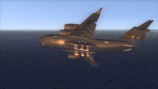 US Air Force landing at Aleppo C17 Globemaster [upl. by Annaek]