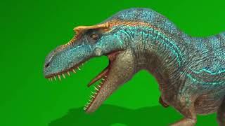 Free Green Screen Dinosaur GORGOSAURUS  Jurassic World for Effect Video [upl. by Carver247]