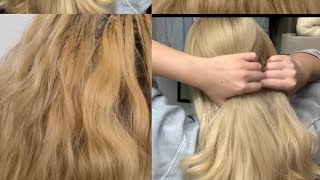 Lightening Hair to Platinum without Bleach Hilift Blonde Haircolor 12N Review and Results [upl. by Llehcram]