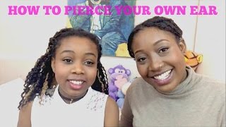 How to pierce your own ear at home safely [upl. by Martguerita422]