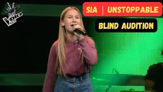 Sia  Unstoppable  Leonie  Blind Auditions  The Voice Kids 2019 [upl. by Doak523]