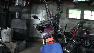 KLR LED lighting upgrade [upl. by Zuckerman158]