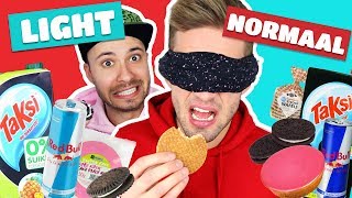 LIGHT VS NORMAAL ETEN CHALLENGE [upl. by Notaek]