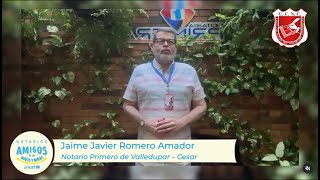 El Vicepresidente de la UCNC Doctor Jaime Javier Romero Amador se suma al mes del LegadoSolidario [upl. by Munmro]