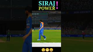 Siraj Power in Front of Australia  Rc24 shorts siraj cricket rc24 [upl. by Naaman]