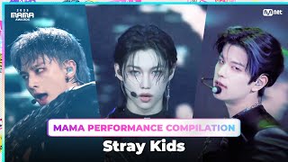 2023MAMA Stray Kids 스트레이 키즈 MAMA PERFORMANCE COMPILATION 2023 MAMA 수상자 역대 마마 무대 모아보기 [upl. by Elacim759]