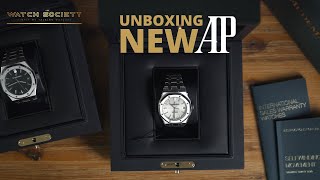 Unboxing My New Audemars Piguet Royal Oak AP 15450 [upl. by Avuha171]