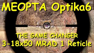 MEOPTA Optika6 318x50  The Best MidPowered Optic  First Person RePew [upl. by Edualcnaej]