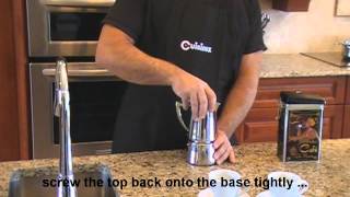 How To Use A Stovetop Espresso Coffee Maker [upl. by Ynettirb]