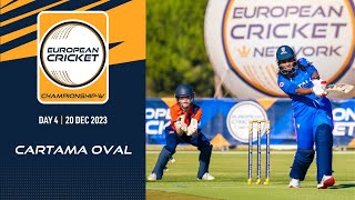 🔴 European Cricket ChampionshipW 2023  Day 4  T10 Live International Cricket  European Cricket [upl. by Olleina]