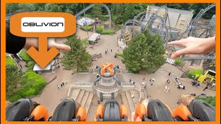 Oblivion OnRide POV  4K Ultra HD  Alton Towers Resort  TTPS [upl. by Swee631]