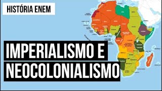 O IMPERIALISMO EUROPEU E O NEOCOLONIALISMO  Resumo de História Enem Professor Dudu Volpato [upl. by Murtha10]