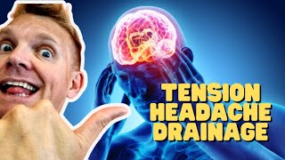 How to drain your TENSION HEADACHE away tensionheadache [upl. by Sonnnie]