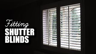 How To Fit Shutter Blinds  Made to Measure from Blinds2Go [upl. by Nonohcle]