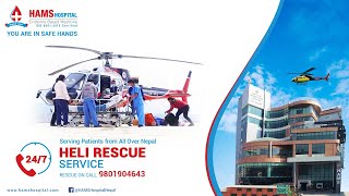 Heli Rescue at HAMS Hospital [upl. by Atiroc]