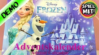 Adventskalender öffnen Disney FROZEN Eiskönigin Elsa Anna Olaf  Wir öffnen alle 24 Türchen [upl. by Sieber502]