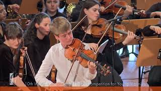 SPOHR Violin Competition Anton Carus plays Max Bruchs Violin Concerto No 1 op 26 [upl. by Latta]