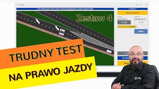 Instruktor rozwiązuje trudny TEST NA PRAWO JAZDY Zestaw 4 [upl. by Irik346]