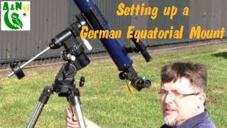 Setting Up a German Equatorial Mount [upl. by Rebel]